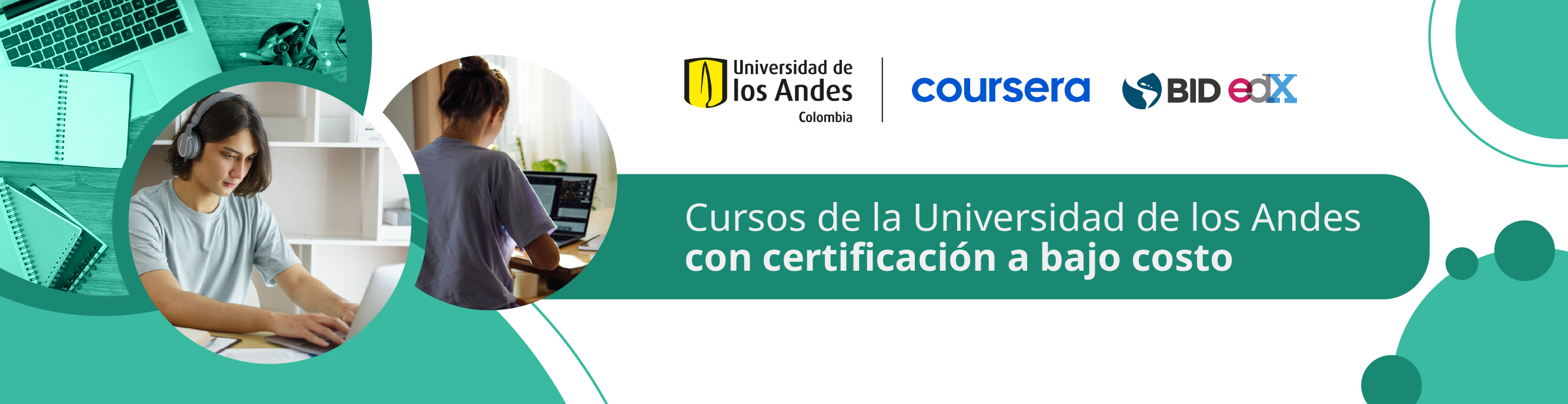 Cursos de la Universidad de los Andes con certificación a bajo costo